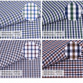 diseños de la última camisa de tela de algodón de alta calidad para hombres